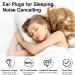 Noise Cancelling Ear Plugs for Sleeping | Reusable Silicone Ear Plugs (33dB) | 6 Comfortable Tips (S/M/L) | Ideal for Sleep Concerts Snoring & Work - Black - Buy Online on GoSupps.com