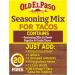 Old El Paso Taco Seasoning Garlic Paprika Mix | 25g Pack - Buy Online on GoSupps.com