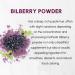Bilberry Powder 8 oz Natural Powder for Beverages Cooking - Buy Online on GoSupps.com