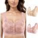 2024 AI Women's Comfortable 2-Piece Front Open Corsages & Busti rs - Plus Size Pink - No Steel Ring Perfect for Older Women - Buy Online on GoSupps.com