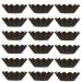 HOMSFOU 50pcs Wax Melt Liners Leak Proof Candle Warmer Insert for Scented Wax Electric Wax Warmer Burner Black