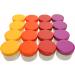 16 Premium Ointment Jars with Colored Lids - 35ml Cream Jars - Made in Germany - International Shipping Available - Buy Online on GoSupps.com