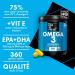 Omega 3 Dha Epa 360 Capsules Fish Oil 2000mg Per Dose Fish Oil 360mg EPA 240mg DHA (2 Per Day) Dietary Supplement Omega3 Concentrated In Essential Fatty Acids Rock The Protein  - Buy Online on GoSupps.com