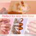 ROSALIND Soft Pink & Opal Extension Gel Kit - 2 PCS 60ml Poly Nail Gel for Nail Art Decoration - Easy DIY UV Gel Tube for Nail Thickening - Buy Online on GoSupps.com