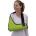Adult Arm Sling - M Lime/Black Trim | Secure Fit, Cooling Fabric | Fits Right or Left Arm - Buy Online on GoSupps.com