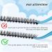 300 Pcs C-Mix Lash Clusters 20D+40D+50D | DIY Lash Extension Kit | Easy to Apply for Natural Volume Look - Buy Online on GoSupps.com