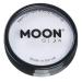 Moon Glow Pro intensive neon-UV face and body painting in cake pots professional water-based facial painting make-up for adults and children 36 g (white)