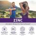Elixeed Zinc 50mg - Chelated Zinc Picolinate & Gluconate for Immune Health - 90 Veggie Caps - Buy Online on GoSupps.com