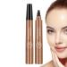 Eyebrow stick waterproof eyebrow stick eyeliner with makeup for natural hairlike strokes daily makeup shapes and definition of eyebrows light brown