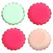 Beaupretty 4pcs Sun Flower Puff Body Sponge Powder Applicator Cosmetic Apply Pad Baby Elastic Hair Ties Wet Dry Powder Puff Loose Hydrophilic Polyurethane Wet and Dry Makeup Puff
