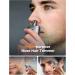 Portable Rechargeable Nose Hair Trimmer for Men & Women - LED Display 10 000 RPM Dual-Edge Blades Replacement Cutterhead Included - Gray - Buy Online on GoSupps.com