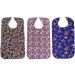 Adult Bibs for Eating with Crumb Catcher 3pcs Waterproof Reusable Clothing Protectors for Elderly Women - Buy Online on GoSupps.com