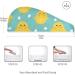Happy Yellow Chicken Hair Towel 2 Pack | Super Absorbent Quick Dry Hair Turbans for Women & Girls | Perfect Hair Drying Solution - Buy Online on GoSupps.com