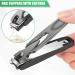 Toenail Clippers for Seniors - Heavy Duty Angled Head Nail Cutters for Thick Nails 5Pcs with Catcher & Wide Jaw Opening - Buy Online on GoSupps.com