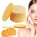 Turmeric Kojic Acid Pads Turmeric Kojic Acid Cleansing Pads Turmeric Exfoliating Pads Turmeric Pads for Face Facial Sponges for Cleansing(20PCS)