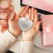 Personalized Heart Stainless Steel Makeup Mirror for Women - Best Festival Gift with Engraved Best Wishes for Your Wife or Girlfriend - Buy Online on GoSupps.com