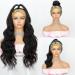 Body Wave Headband Wig 22 inch - Synthetic Glueless Wavy Wig for Black Women - 180% Density Heat Friendly - Buy Online on GoSupps.com