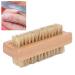 Buy Wooden Nail Brush - Double-Sided Pig Bristle Fingernail & Toenail Cleaner for Manicure & Pedicure | International Shipping - Buy Online on GoSupps.com