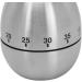 Verdingly Stainless Steel Egg-Shaped Mechanical Rotating Timer | Kitchen & Sauna Use | Clear Scale & Memory Feature - Buy Online on GoSupps.com