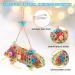 RLRICH Bird Colorful Chewing Toys - 6 Pack Foraging Shredder & Hanging Toys with Comfy Perch for Parrots | Rope Bungee Bird Toy - Buy Online on GoSupps.com