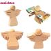 Personalized Birth Angel Gift | Engraved Wood Keepsake | Custom Name Date & Motif for Boys & Girls - Buy Online on GoSupps.com