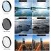 Apexel 52mm Filter Lens Kit for Smartphone Camera Canon Nikon Sony Olympus - Graduated Red Orange Yellow Blue CPL ND32 Star Lens - Buy Online on GoSupps.com
