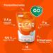 OrangeFit Clear Protein - Tropical Vegan Protein Powder | Refreshing 240g Plant-Based Shake | 15 Servings - Buy Online on GoSupps.com