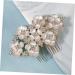 Housoutil Hair Comb Bridal Accessories Bridal Hair Side Combs Girl Accessories Wedding Bridal Hair Baroque Decor Hair Accessory for Girls Wedding Headband Tiara Hairpin Crystal Bride Metal - Buy Online on GoSupps.com