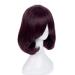 New Kakegurui Compulsive Gambler Midari Ikishima Cosplay Wig Heat Resistant Synthetic Hair Wigs + Eyepatch