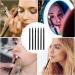 Minkissy 6pcs Eyeshadow Lip Brush Portable Silicone Makeup Brush Set Lipstick Applicator Brushes Gloss Wands Cosmetic Tool for Lip Balm Oil Cream - Buy Online on GoSupps.com