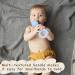 Smarbore Silicone Baby Teething Toy for Babies 0-12 Months - Nude Green Rattle & Teether for Sensory Exploration and Pain Relief - Buy Online on GoSupps.com