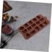 Alipis 6 pcs Chocolate Jelly Mold Ice Baking Adorable Cube Tools Silicone Supple DIY Candy for Fondant 21X10.2cmx2pcs Brown 2x2pcs - Buy Online on GoSupps.com