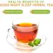 Good Night Sleep Tea Herbal Tea for Sleep and Relaxation Pack of 50 Tea Bags - Buy Online on GoSupps.com