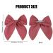 8-Piece Handmade Hair Loop Set for Toddlers - Red Cotton Accessories for Girls & Babies - Buy Online on GoSupps.com