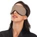 Haskirky Light Blocking Eye Mask - Adjustable & Breathable for Deep Sleep on Business Trips - Pure Brown - Buy Online on GoSupps.com