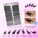 DIY Self Adhesive Eyelashes - 168pcs D Curl 3D Lash Clusters with Bond & Tweezers | Shop Internationally - Buy Online on GoSupps.com