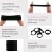 100 Pieces Thick Seamless Brown Hair Ties | No Damage Ponytail Holders & Hair Accessories for Thick Hair - Buy Online on GoSupps.com