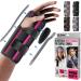 DR. BRACE Adjustable Wrist Brace Night Support for Carpal Tunnel FSA & HSA Eligible Doctor Developed Upgraded with Double Splint & Therapeutic Cushion Hand Brace For Pain Relief Injuries Sprains Small/Medium (Left Hand) Black-Pink