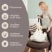 Buy 100% Linen & Cotton Baby Weighing Towel with Digital Scale - Ideal for Infants up to 13kg (Beige) | International Shipping Available - Buy Online on GoSupps.com