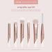 EcoTools Luxe Exquisite Eye Makeup Brush Kit - 6 Piece Set for Eyeshadow, Eyeliner, and Brow Makeup - Professional, Eco-Friendly, Vegan and Cruelty-Free Eye Brush Set - Buy Online on GoSupps.com