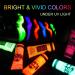 GARYOB Glow in Dark UV Blacklight Neon Face Body Paint Set - 6 Tubes (10ml/0.34fl oz) - Buy Online on GoSupps.com