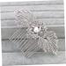 DOITOOL Tiara Bridal Hair Accessories Bridal Hair Comb Hair Side Combs Crystal Bride White European and American - Buy Online on GoSupps.com