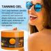 2 Pack Intensive Tanning Gel Natural Tanning Accelerator Cream Gel Hydrating Natural Ingredients for Long Lasting Dark Tan 150g/5.29oz - Buy Online on GoSupps.com