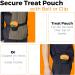Total Pet Dog Treat Pouch Bag - Silicone, Belt & Clip, Magnetic Closure | Ideal for Puppy & Dog Training/Walking - Buy Online on GoSupps.com