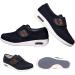 Men's Diabetic Slippers - Extra Wide Orthopedic Walking Shoes for Swollen Feet - Blue - Buy Online on GoSupps.com