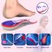IFITNA Arch Support Inserts for Plantar Fasciitis & Metatarsal Pain Relief | Flat Feet Insoles for Men & Women | Comfort Cushioning for All-Day Wear | Size 5-5.5 Men | 7-7.5 Women | Gradient Pink - Buy Online on GoSupps.com
