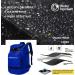 Qitindasen 50L Ski Boot Bag Ice Skate Backpack - Blue | Travel Storage for Helmet, Goggles, Gloves, Skis, Snowboard & Accessories - Buy Online on GoSupps.com