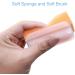 6-Piece Baby Bathing Set | 2-in-1 Sensory Brush & Sterile Sponge | Newborn Bath Accessories - Buy Online on GoSupps.com
