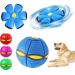 Pet toys frisbee ball flying ball for dogs flying saucer ball toys for dogs flying ball pet toy frisbee ball dog pet toys flying saucer dog blue no light