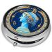 Buy Love Goddess Round Pill Box - 3 Compartment Portable Travel Organizer for Vitamins & Medications - Buy Online on GoSupps.com